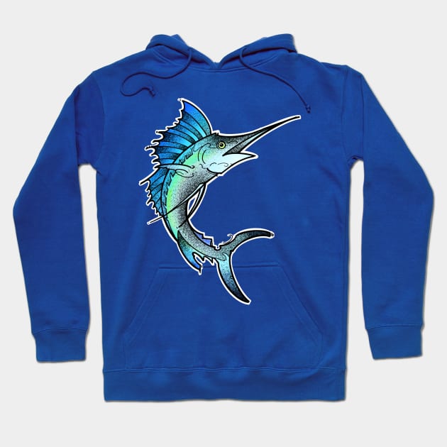 Marlin the swordfish Hoodie by weilertsen